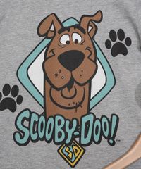 Conjunto-Infantil-de-Camiseta-Scooby-Doo-Cinza-Mescla---Bermuda-Moletom-Preta-9968186-Preto_2
