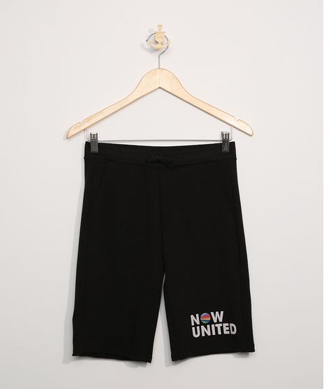 Bermuda-de-Moletinho-Juvenil-Now-United-Preta-9965677-Preto_1