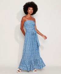 Vestido-Jeans-Feminino-Mindset-Longo-Tomara-que-Caia-Estampado-Floral-com-Faixa-para-Amarrar-Azul-Medio-9982681-Azul_Medio_1