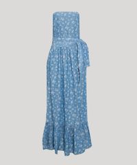 Vestido-Jeans-Feminino-Mindset-Longo-Tomara-que-Caia-Estampado-Floral-com-Faixa-para-Amarrar-Azul-Medio-9982681-Azul_Medio_6