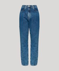 Calca-Jeans-Feminina-Mindset-Mom-Cintura-Alta-Marmorizada-Azul-Medio-9982693-Azul_Medio_6