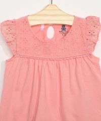 Conjunto-Infantil-de-Blusa-Ampla-com-Renda-Manga-Curta-Decote-Redondo---Calca-Legging-Estampada-Flamingos-Branca-9972160-Branco_3
