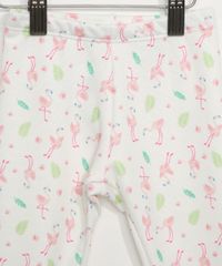 Conjunto-Infantil-de-Blusa-Ampla-com-Renda-Manga-Curta-Decote-Redondo---Calca-Legging-Estampada-Flamingos-Branca-9972160-Branco_4