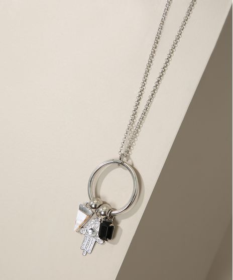 Colar-Feminino-Alongado-com-Pingentes-Boho-Prateado-9975367-Prateado_1