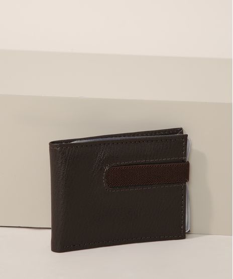 Carteira-de-Couro-Masculina-com-Elastico-Marrom-9973857-Marrom_1