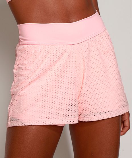 Short-Feminino-Esportivo-Ace-Running-com-Furos-Rose-9975552-Rose_1