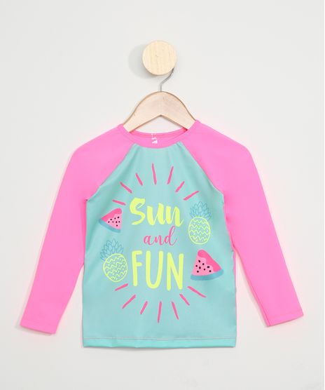 Blusa-de-Praia-Infantil--Sun-And-Fun--Manga-Longa-com-Protecao-UV50--Rosa-9965868-Rosa_1