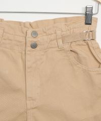Short-de-Sarja-Juvenil-Clochard-Cintura-Alta-Bege-9966957-Bege_3
