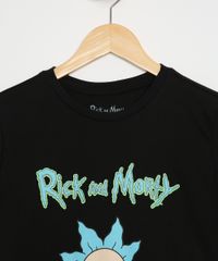 Camiseta-Juvenil-Rick-and-Morty-Manga-Curta-Preta-9969695-Preto_4