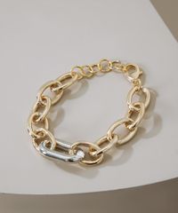 Pulseira-Feminina-Corrente-Grossa-com-Elo-Dourada-9976679-Dourado_1