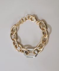 Pulseira-Feminina-Corrente-Grossa-com-Elo-Dourada-9976679-Dourado_2