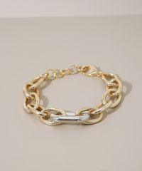 Pulseira-Feminina-Corrente-Grossa-com-Elo-Dourada-9976679-Dourado_3