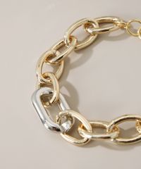 Pulseira-Feminina-Corrente-Grossa-com-Elo-Dourada-9976679-Dourado_5