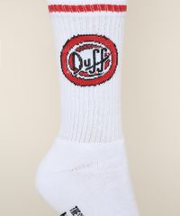 Meia-Masculina-Cano-Alto-Os-Simpsons-Duff-Branca-9470525-Branco_3