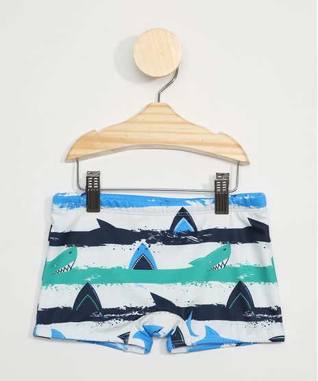 Sunga-Infantil-Boxer-Estampada-Tubaroes-com-Protecao-UV50---Branca-9973898-Branco_1