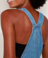 Jardineira-Jeans-Feminina-Relaxed-com-Barra-Dobrada-Azul-Claro-9970912-Azul_Claro_5