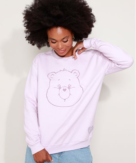 Blusao-de-Moletom-Feminino-Ursinhos-Carinhosos-Decote-Redondo-Lilas-9976095-Lilas_1
