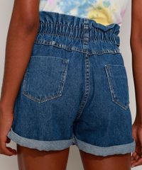 Short-Jeans-Feminino-Sawary-Clochard-Cintura-Alta-com-Fivela-Azul-Medio-9974664-Azul_Medio_2