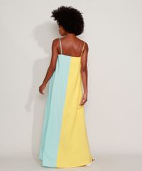 Vestido-Feminino-Longo-Bicolor-Alca-Fina-Multicor-9978672-Multicor_2