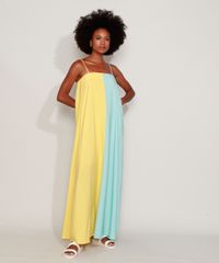 Vestido-Feminino-Longo-Bicolor-Alca-Fina-Multicor-9978672-Multicor_3