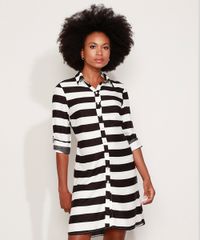 Saida-de-Praia-Chemise-Curta-Listrada-Manga-Longa-Preta-9965719-Preto_1