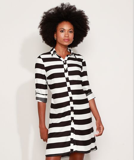 Saida-de-Praia-Chemise-Curta-Listrada-Manga-Longa-Preta-9965719-Preto_1