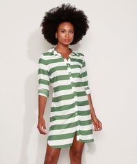 Saida-de-Praia-Chemise-Curta-Listrada-Manga-Longa-Verde-9965719-Verde_1