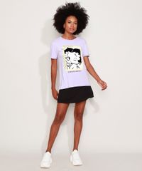 Camiseta-Feminina-Ampla-Betty-Boop-Manga-Curta-Decote-Redondo-Lilas-9968809-Lilas_3