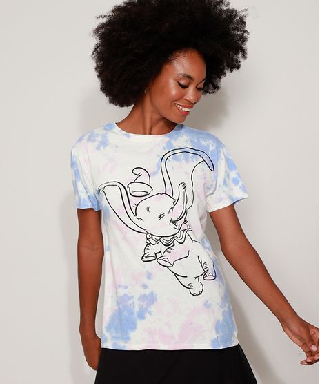 Camiseta-Feminina-Dumbo-Estampada-Tie-Dye-Manga-Curta-Decote-Redondo-Multicor-9974077-Multicor_1