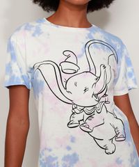 Camiseta-Feminina-Dumbo-Estampada-Tie-Dye-Manga-Curta-Decote-Redondo-Multicor-9974077-Multicor_2