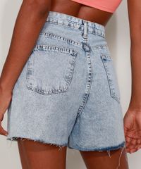 Bermuda-Jeans-Feminina-Cintura-Super-Alta-Marmorizada-com-Barra-a-Fio-Azul-Claro-9975144-Azul_Claro_2
