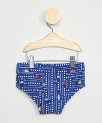 Sunga-Infantil-Tradicional-Estampada-Labirinto-com-Protecao-UV50---Azul-9973897-Azul_2
