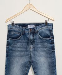 Calca-Jeans-em-Moletom-Masculina-Skinny-Azul-Medio-9859783-Azul_Medio_3