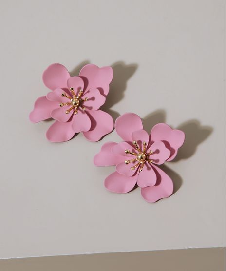 Brinco-Feminino-de-Flor-Rosa-9962240-Rosa_1
