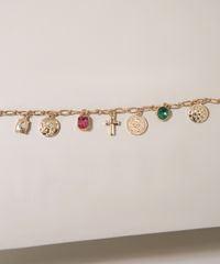 Pulseira-Feminina-com-Pingentes-de-Medalhas--Dourado-9963585-Dourado_4