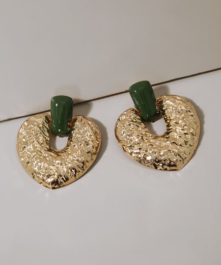 Brinco-Feminino-de-Coracao-Organico-Dourado-9962286-Dourado_1