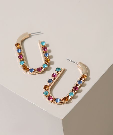 Brinco-Feminino-de-Argola-com-Strass-Dourado-9962241-Dourado_1