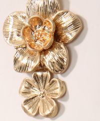 Brinco-Feminino-em-Formato-de-Flor-Dourado-9962283-Dourado_3