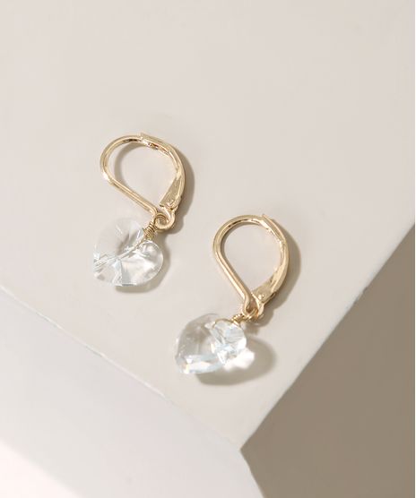 Brinco-Feminino-de-Argola-Pequena-com-Pingente-de-Coracao-Dourado-9963584-Dourado_1