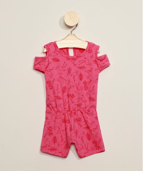 Macaquinho-Infantil-Estampado-Flamingos-Open-Shoulder-Manga-Curta-Decote-Redondo-Pink-9969023-Pink_1