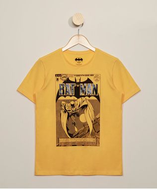 Camiseta-Juvenil-Quadrinho-Batman-Manga-Curta-Gola-Careca-Amarela-9973300-Amarelo_1