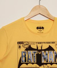 Camiseta-Juvenil-Quadrinho-Batman-Manga-Curta-Gola-Careca-Amarela-9973300-Amarelo_4