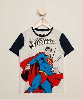 Camiseta-Infantil-Super-Homem-Manga-Curta-Decote-Careca-Off-White-9973307-Off_White_1