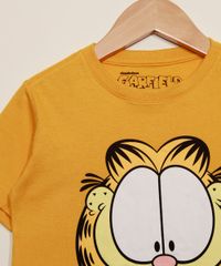 Camiseta-Infantil-Garfield-Manga-Curta-Gola-Careca-Amarela-9971739-Amarelo_4