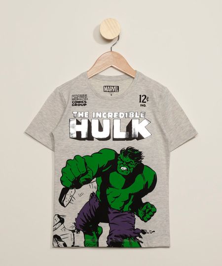 Camiseta-Infantil-Hulk-Manga-Curta-Decote-Careca-Cinza-Mescla-Claro-9973301-Cinza_Mescla_Claro_1