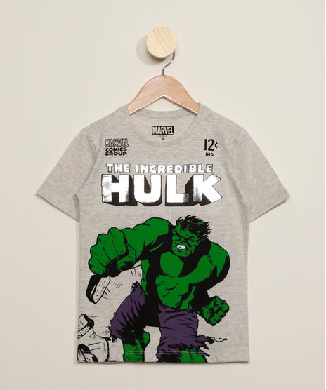 Camiseta-Infantil-Hulk-Manga-Curta-Decote-Careca-Cinza-Mescla-Claro-9973301-Cinza_Mescla_Claro_1