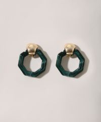 Brinco-Feminino-Hexagonal-em-Resina-Verde-9962269-Verde_2