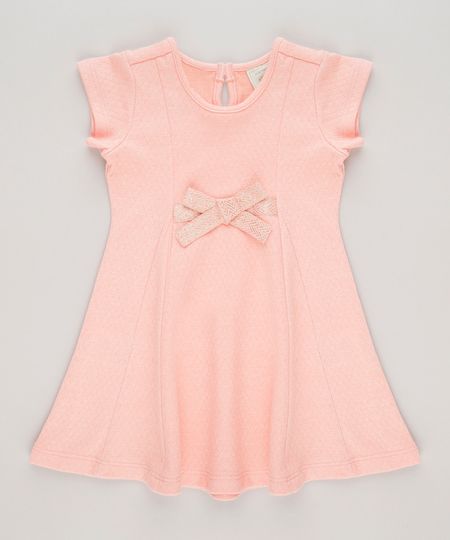 Vestido-Texturizado-com-Laco-Coral-9040782-Coral_1