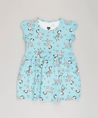Vestido-Estampado-de-Zebra-em-Algodao---Sustentavel-Azul-9030816-Azul_1