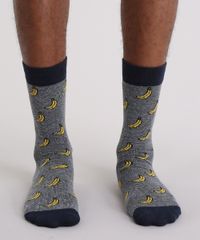 Meia-Estampada-de-Bananas-Preta-8999691-Preto_4